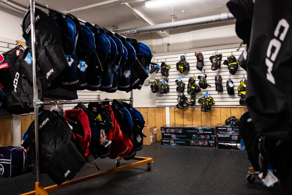 hockey equipment store